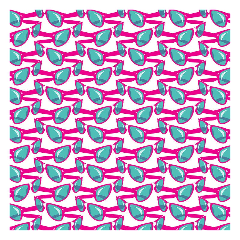 Jr. Enrique Rodriquez, SEEING SMART PINK (Brillen, Brillengestelle, Reproduktionen, Pop-Art, Vervielfältigung, Jugendzimmer, Wohnzimmer, Wunschgröße, Grafik, leuchtend bunt)