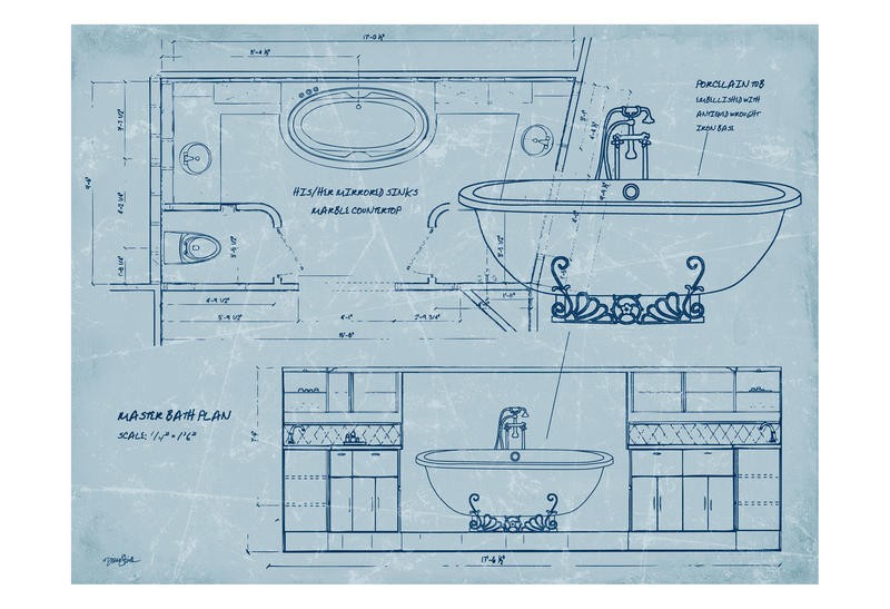 Diane Stimson, BATH BLUEPRINT II (BAD)