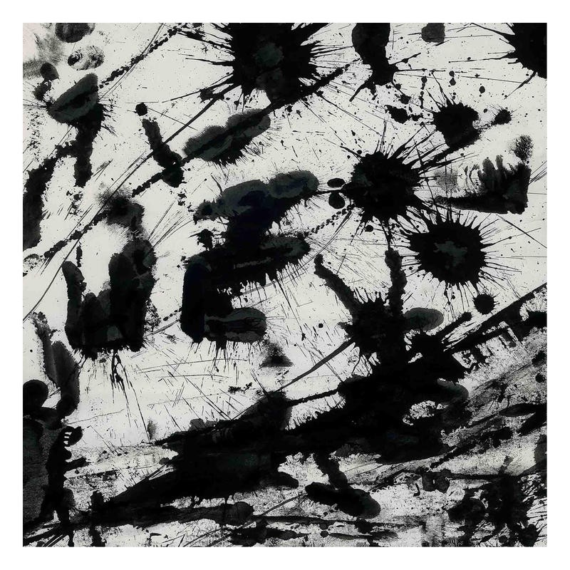 Onrei, SPLATTER BLACK II (ABSTRAKT)