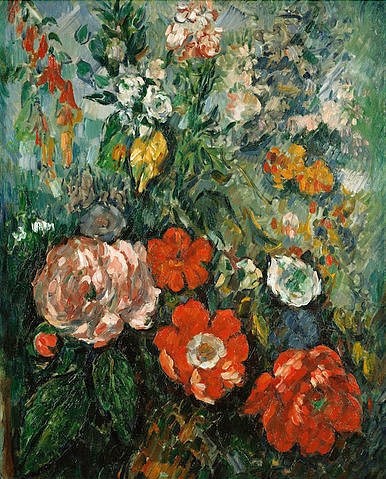 Paul Cézanne, Blumen. Um 1879 (Cézanne,Paul,1839-1906,Christie's Images Ltd,Öl auf Leinwand,Paul Cezanne)
