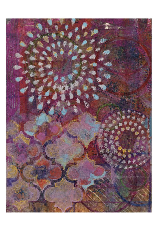 Smith Haynes, KUDOS PURPLE II (ABSTRAKT)