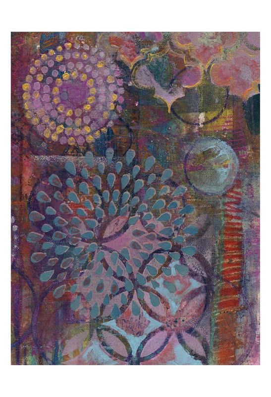 Smith Haynes, KUDOS PURPLE III (ABSTRAKT)