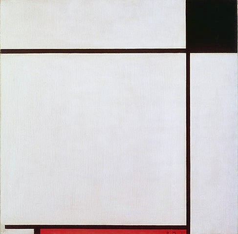 Piet Mondrian, Komposition. 1927 (Malerei, Klassische Moderne, Konstruktivismus,  Neoplastizismus, geometrische Felder, Rechtecke, Raster, Wohnzimmer, Büro, Schlafzimmer, Arztpraxis, Wunschgröße, bunt)