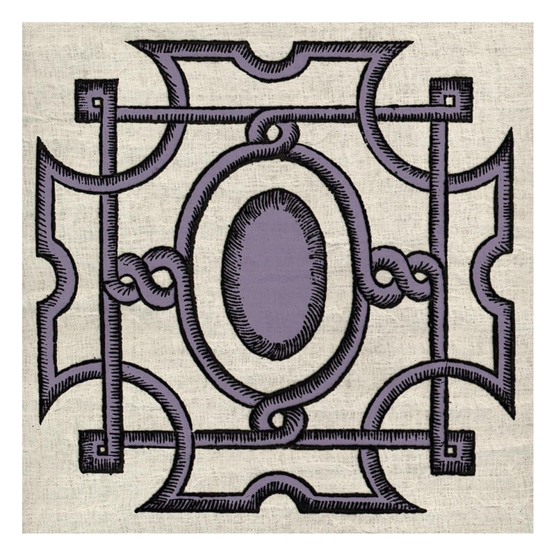 Tina Carlson, NAVY TAUPE C (Kachel, Muster, Ornamente, florale Muster, orientalisch, Holzschnitt, Grafik, Wunschgröße, Wohnzimmer, Treppenhaus, Küche, taupe)