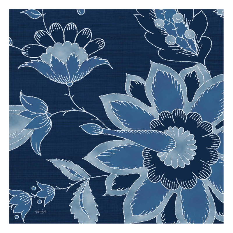 Diane Stimson, DENIM FLORAL I (BLUMEN)