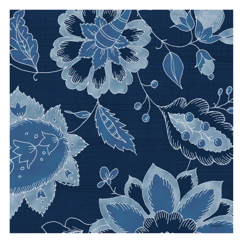 Diane Stimson, DENIM FLORAL II (BLUMEN)