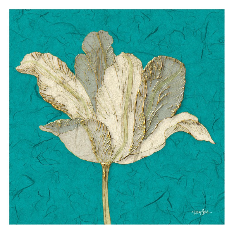 Diane Stimson, TULIP WITH GREEN (BLUMEN)