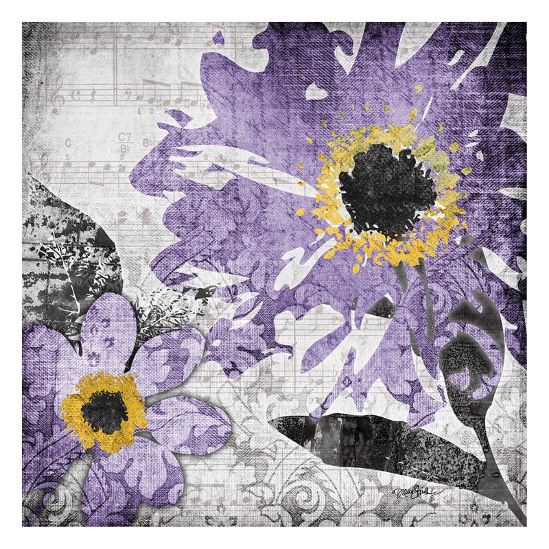 Diane Stimson, FLORA SYMPHONY PURPLE I (BLUMEN)