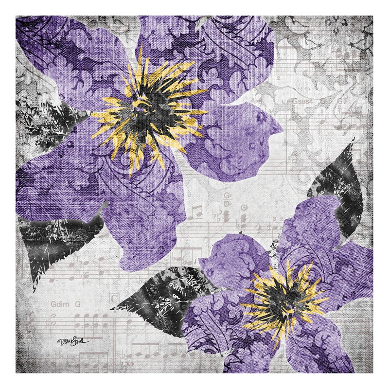 Diane Stimson, FLORA SYMPHONY PURPLE II (BLUMEN)