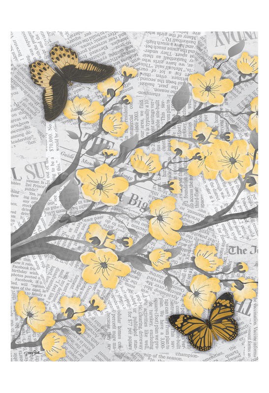 Diane Stimson, CHERRY BLOSSOM YELLOW III (BOTANIK)