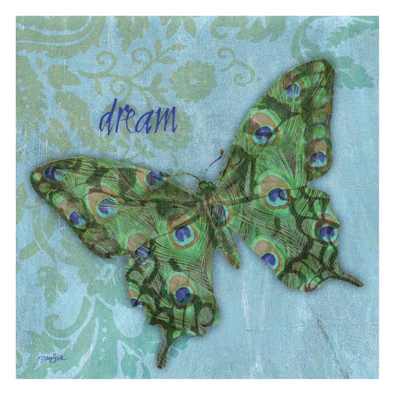 Diane Stimson, BUTTERFLY PEACOCK I (BIENEN + SCHMETTERLINGE)