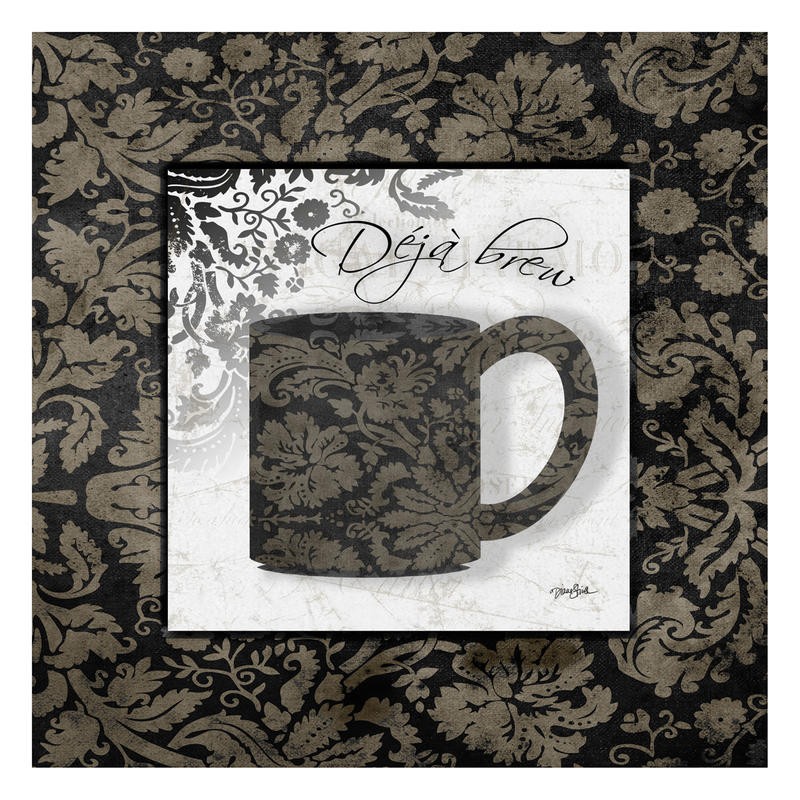 Diane Stimson, DAMASK BROWN COFFEE CUP II (KÜCHE)