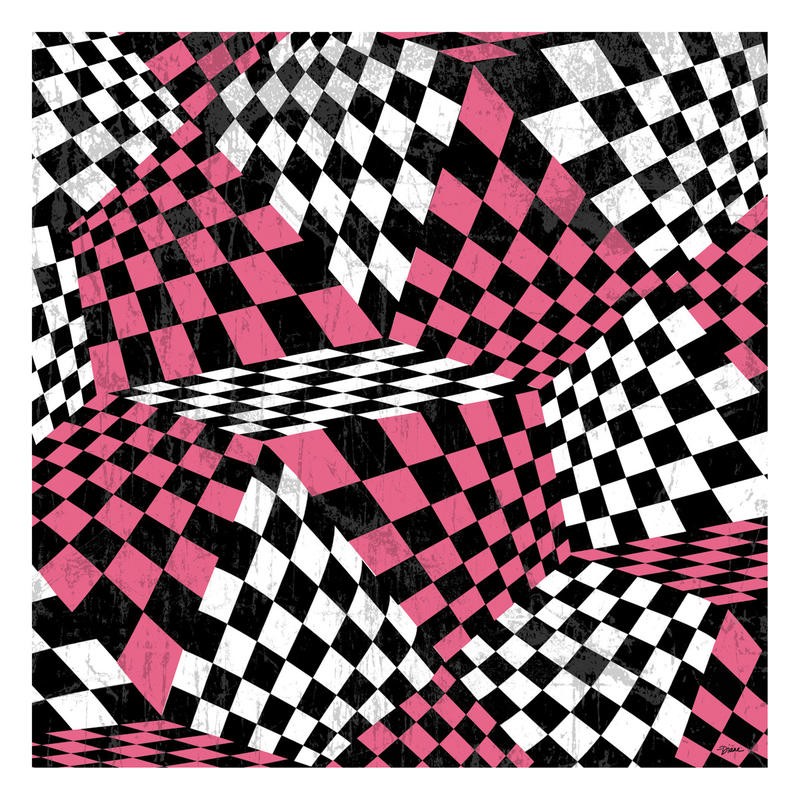 Diane Stimson, WARPED CHECKS II (MUSTER)