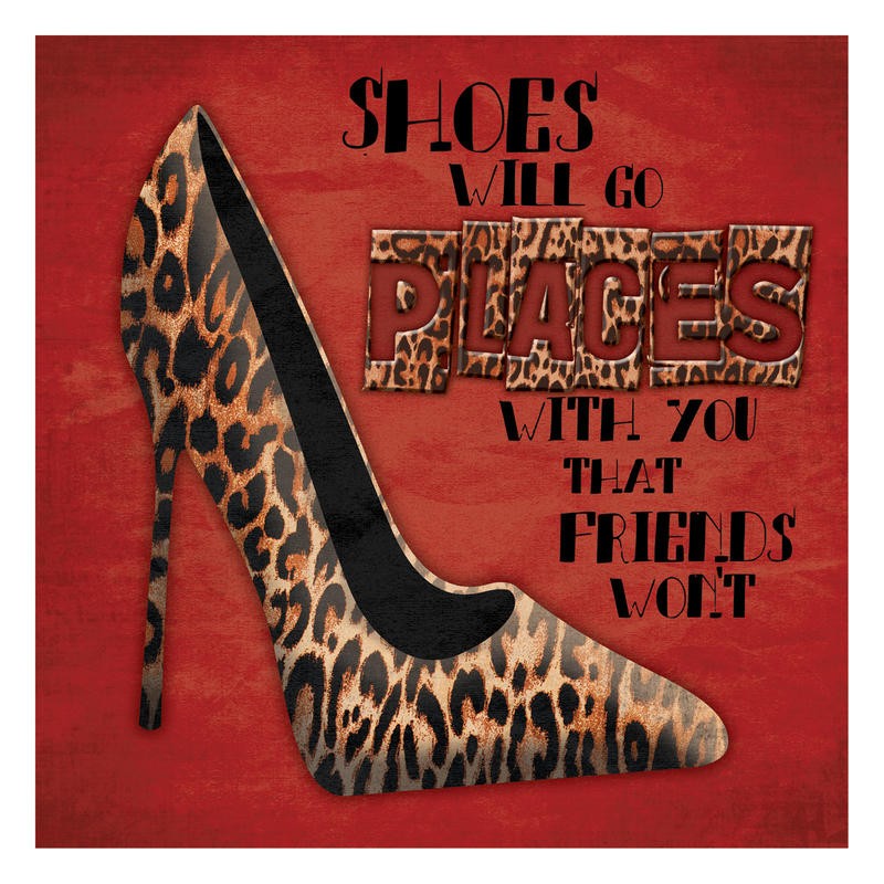Jace Grey, LEOPARD SHOES I (MODE, Schuhe, Pumps, Nostalgie, Grafik, Wunschgröße, Grafik, Wohnzimmer, Treppenhaus, Jugendzimmer)