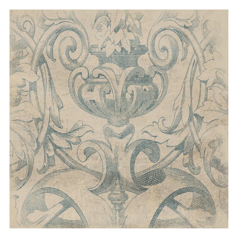 Jace Grey, SPIRY I (Muster, Ornamente, floral, arabesk, Grafik, Eleganz, Wunschgröße, Wohnzimmer, Schlafzimmer, grau/beige)