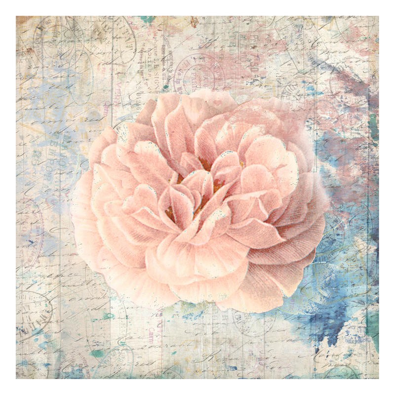 Sheldon Lewis, VINTAGE PINK ROMANCE (Blume, Blüte, floral, pastell, Wohnzimmer, Treppenhaus, Wunschgröße, rosa)