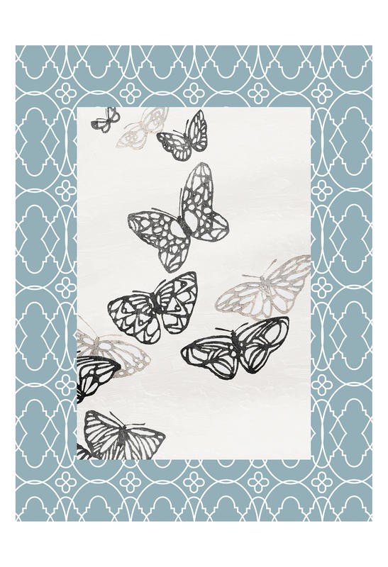 Jace Grey, BUTTERFLY BORDER I (BIENEN + SCHMETTERLINGE)