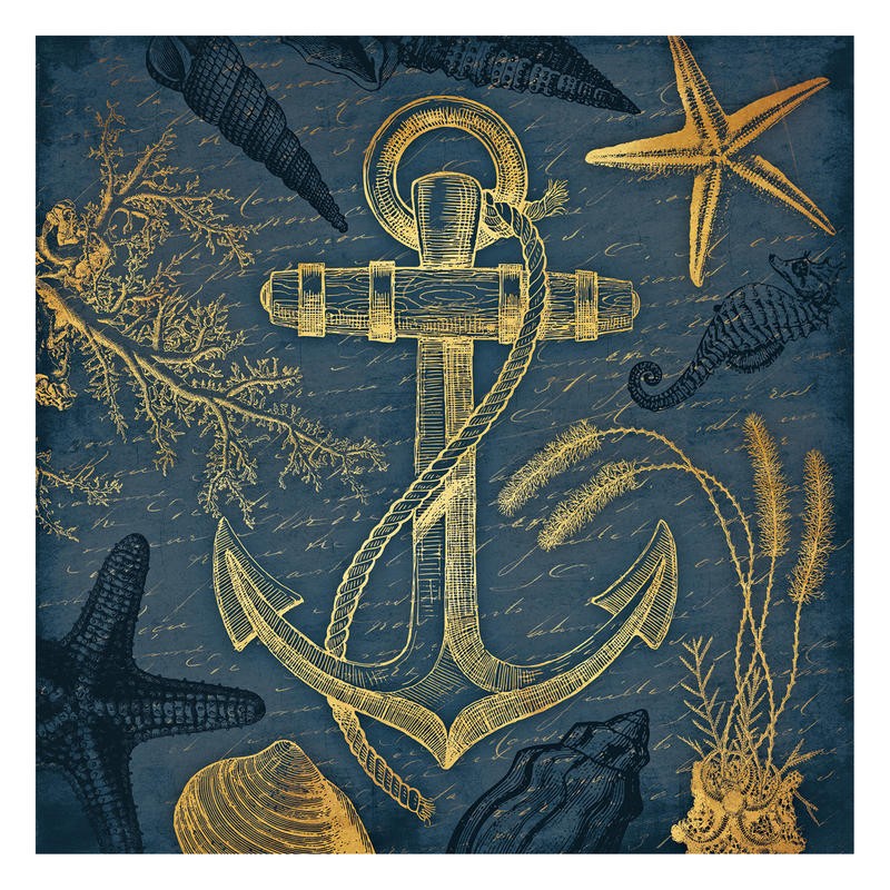 Jace Grey, NAUTICAL GOLD ANCHOR (MARITIM)