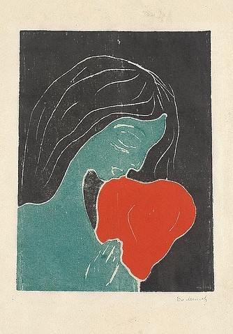 Edvard Munch, Das Herz. 1898-99 (Munch,Edvard,1863-1944,Christie's Images Ltd,Holzschnitt auf Japanpapier,19. Jahrhundert,20. Jahrhundert,)
