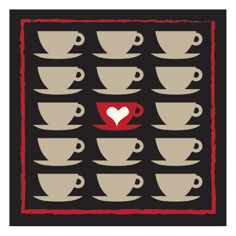 Melody Hogan, COFFEE CUPS I (KÜCHE)