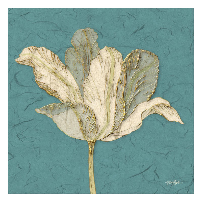 Diane Stimson, TULIP WITH TURQUOISE (BLUMEN)