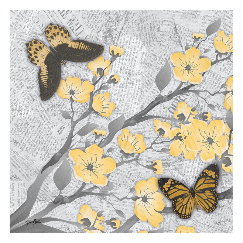 Diane Stimson, CHERRY BLOSSOM YELLOW I (BOTANIK)