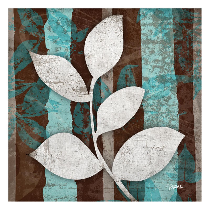 Diane Stimson, AQUA LEAF I (BOTANIK)