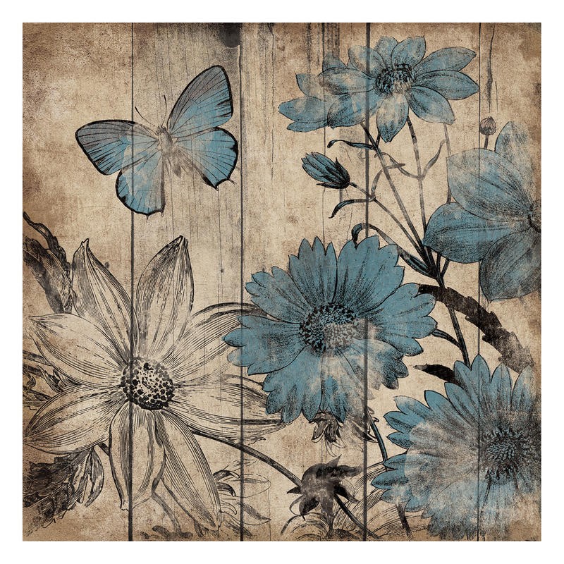 Jace Grey, WOOD FLORAL VI (BLUMEN)