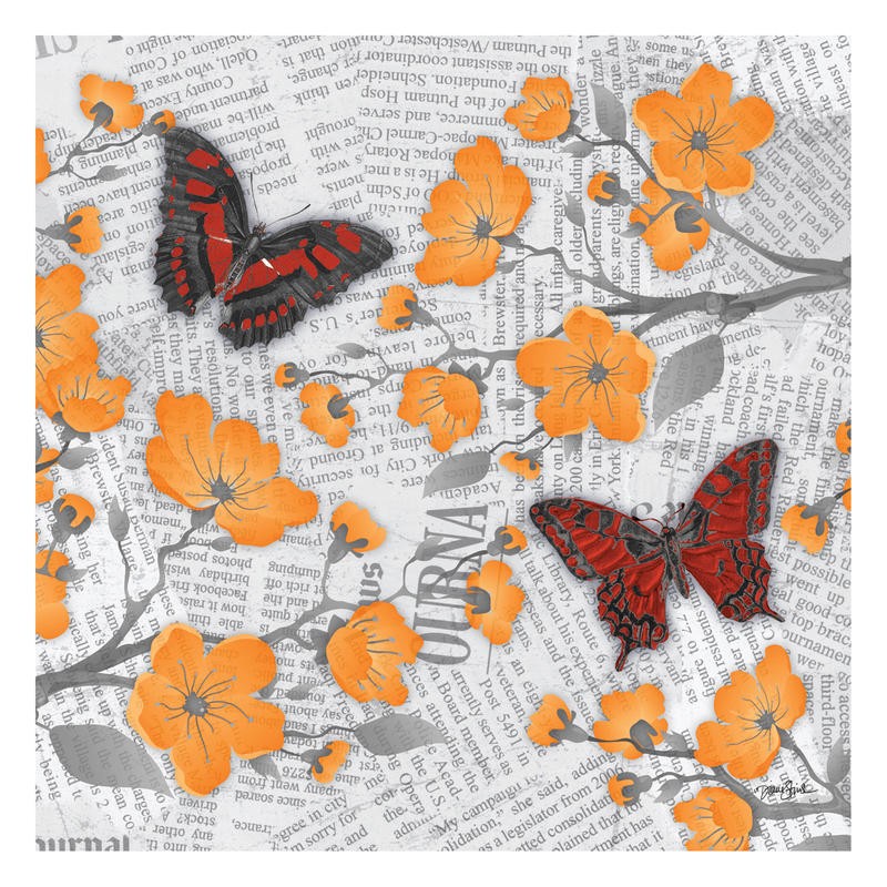 Diane Stimson, CHERRY BLOSSOM ORANGE II (BOTANIK)