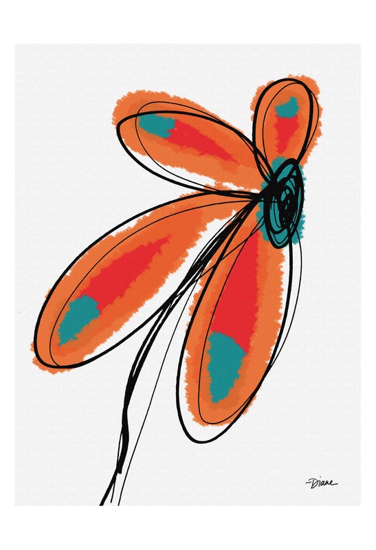 Diane Stimson, GERBER FUNK V (BLUMEN)