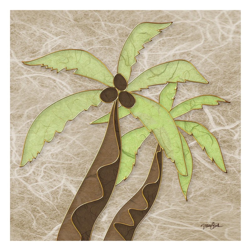 Diane Stimson, PALM WITH BEIGE II (ASIEN + AFRIKA)