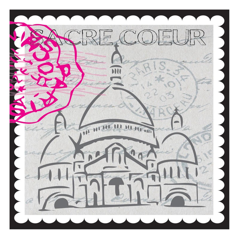 Melody Hogan, POSTCARD SACRE COEUR (PARIS)