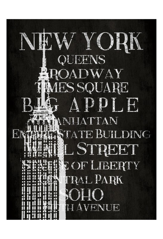 Jace Grey, NEW YORK LETTER BLACK (STÄDTE)