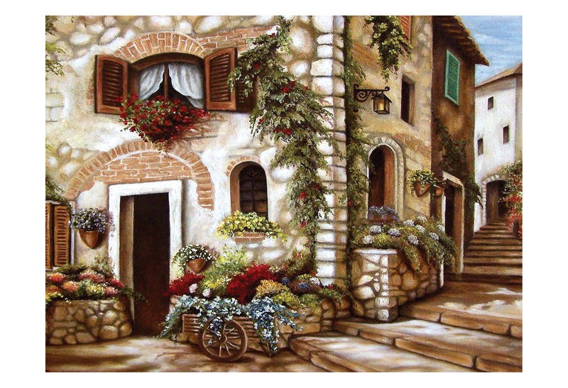 Nora St. Jean, ITALIAN ALLEY I (MEDITERRAN)