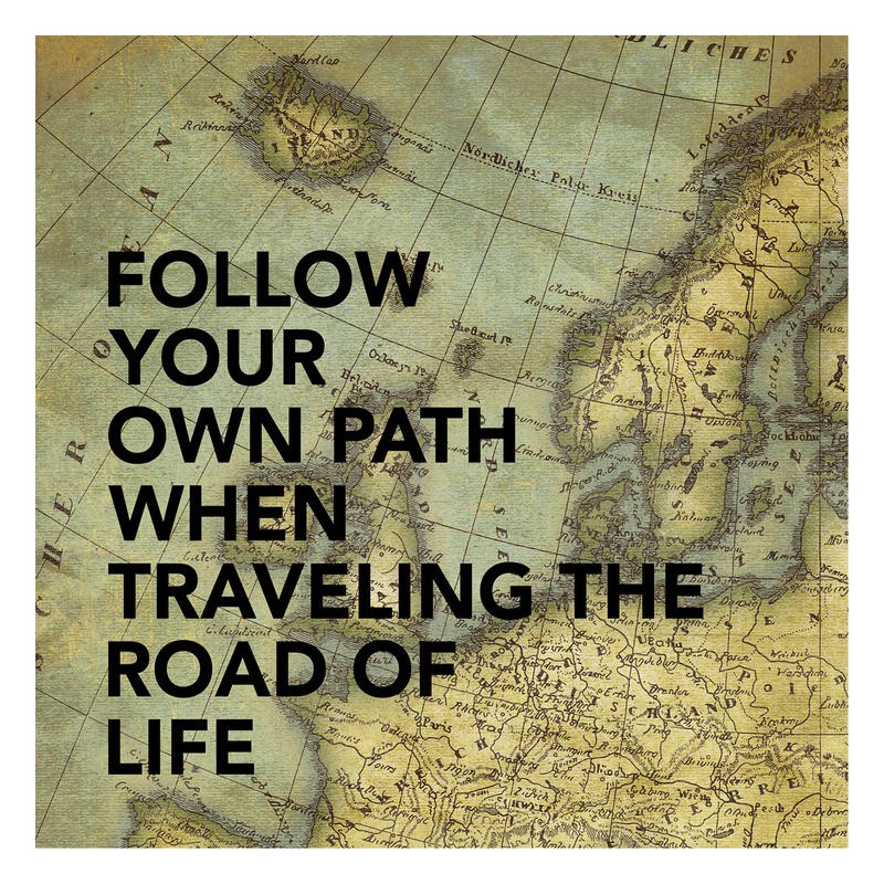 Jace Grey, TRAVEL WELL MAP I (TYPOGRAFIE)