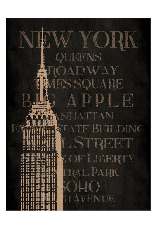 Jace Grey, NEW YORK LETTER BROWN (STÄDTE)