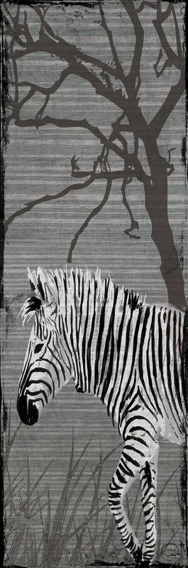 Onrei, GREY PANEL ZEBRA (TIERE)