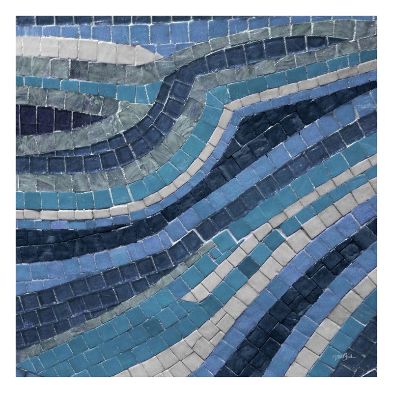 Diane Stimson, NAVY MOSAIC I (MUSTER)