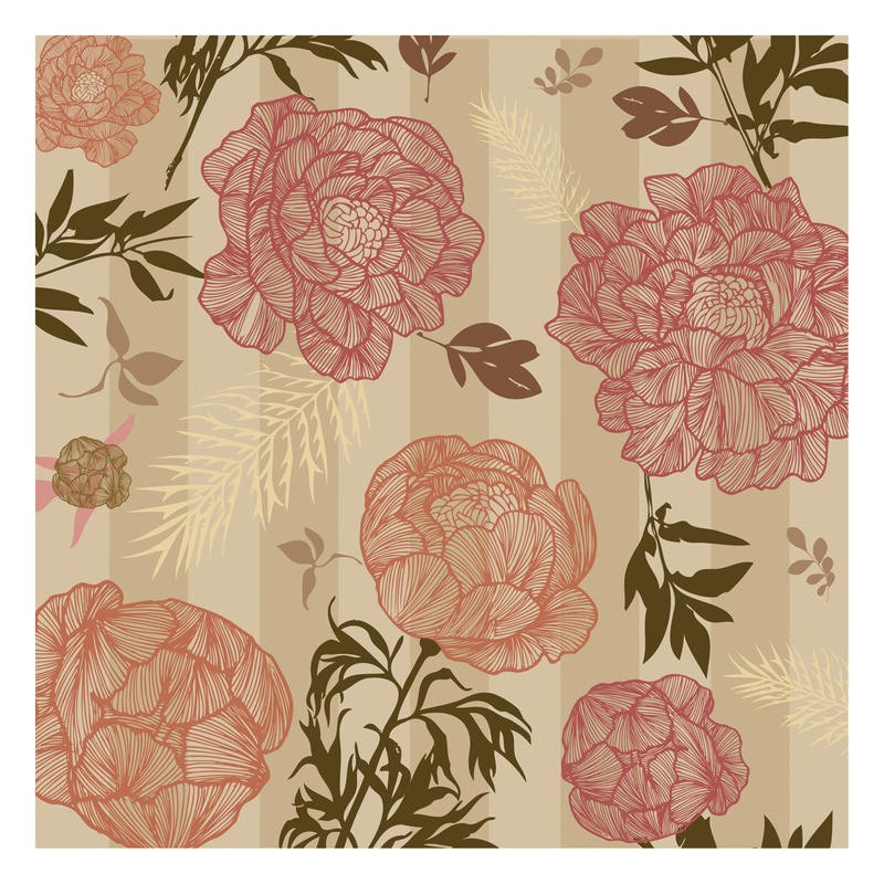 Melody Hogan, VINTAGE FLORAL SET I (BLUMEN)