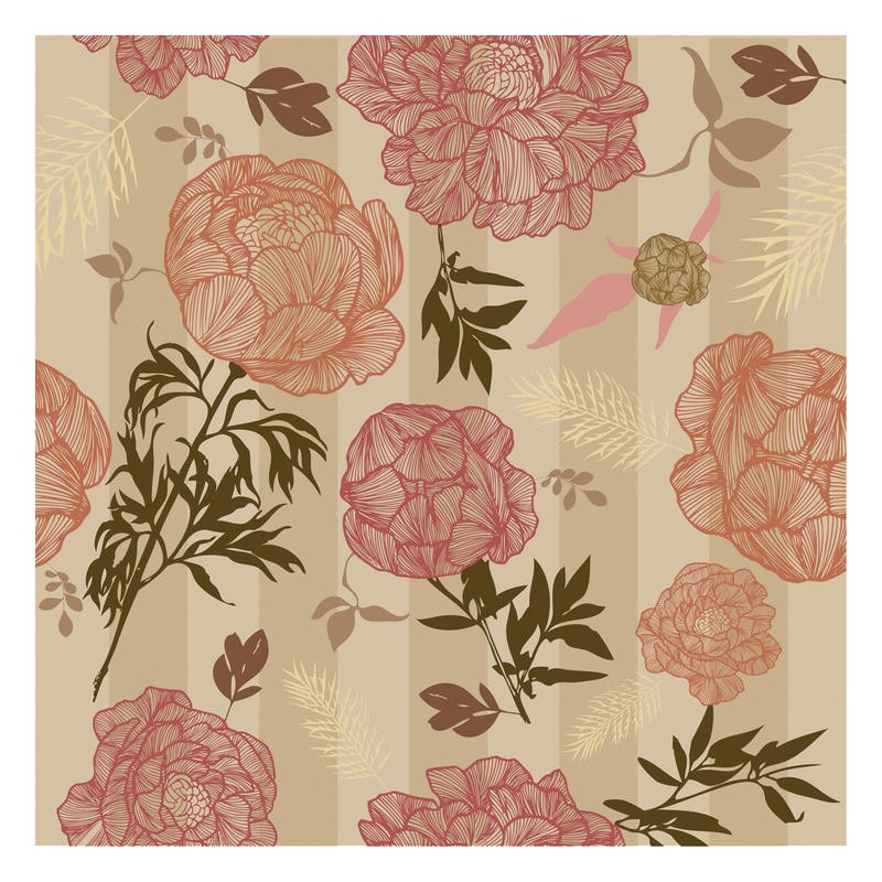 Melody Hogan, VINTAGE FLORAL SET II (BLUMEN)