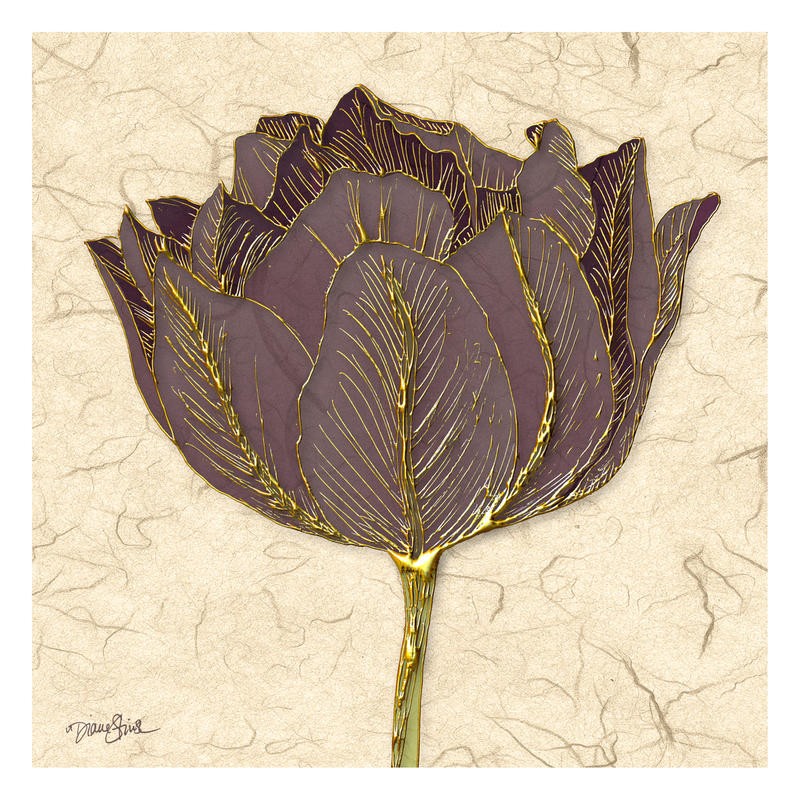 Diane Stimson, GOLD BROWN TULO (BLUMEN)