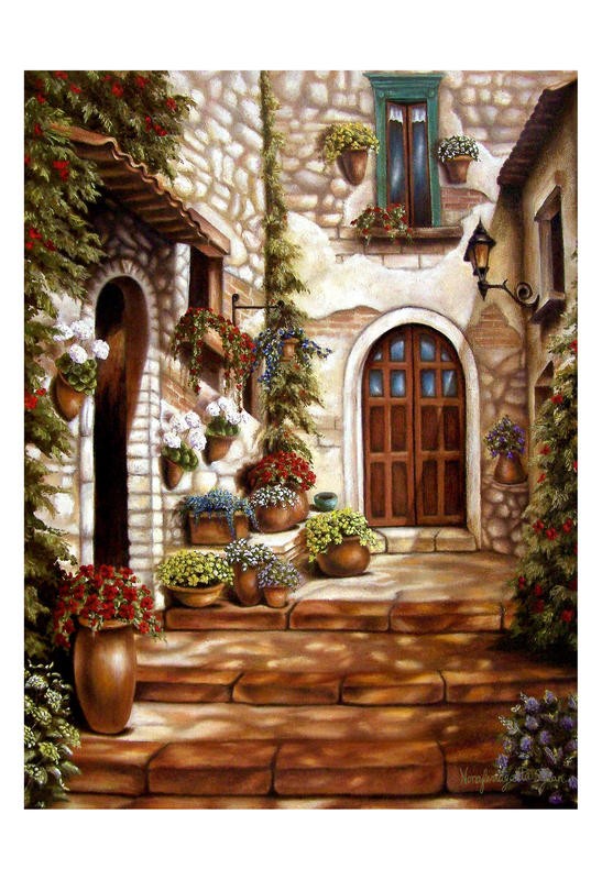 Nora St. Jean, ITALIAN ALLEY II (MEDITERRAN)
