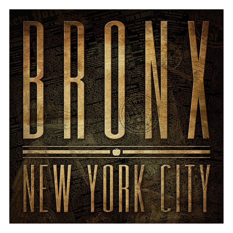 Jace Grey, BRONZE PRINT I (NEW YORK, Grafik, Wunschgröße, Grafik, Wohnzimmer, Treppenhaus, Jugendzimmer)