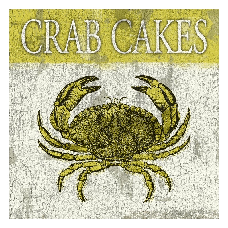 Jace Grey, CRAB CAKES I (MARITIM, Krabbe, Krebs, Grafik, Wunschgröße, Grafik, Wohnzimmer, Treppenhaus, Badezimmer)