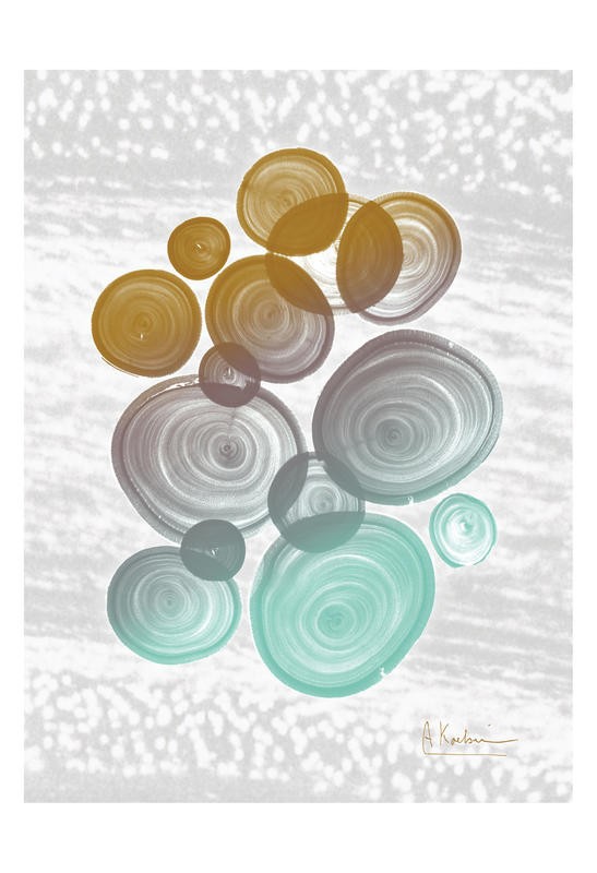 Albert Koetsier, RINGS TURQUOISE I (X-RAY)
