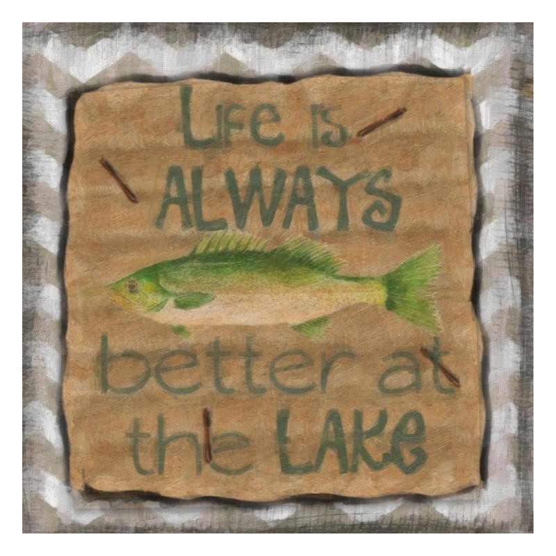 Taylor Greene, INSPIRATIONAL III (Paneel, Leben, See, Fisch,  maritim, Motivation, Schrift, Kalligrafie, Inspiration, Motivation, Grafik, Treppenhaus, Jugendzimmer  Wunschgröße,)