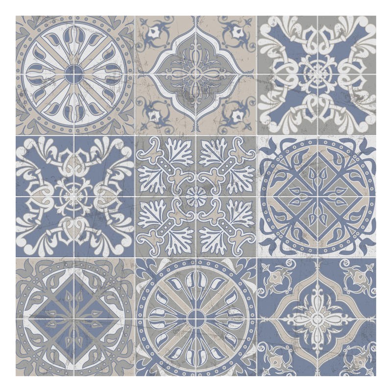 Carole Stevens, TILED GRAY I (MUSTER)