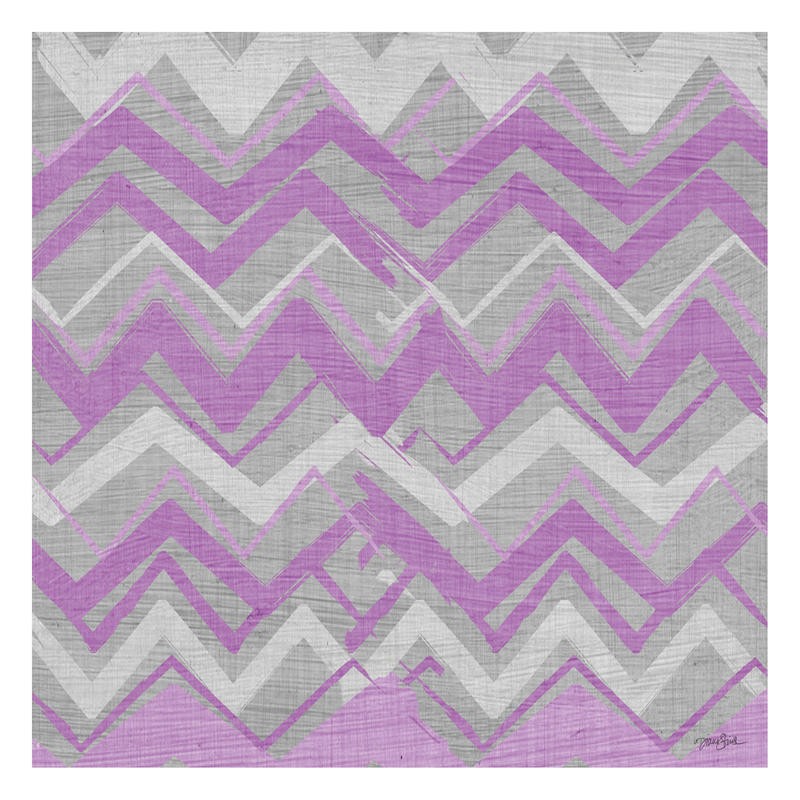Diane Stimson, CHEVRON ON PURPLE II (MUSTER)