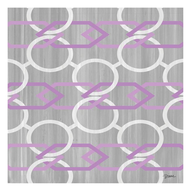 Diane Stimson, PURPLE LINKED II (MUSTER)