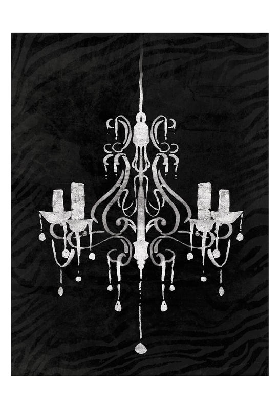 Onrei, CHANDELIER BLACK I (VINTAGE/RETRO)